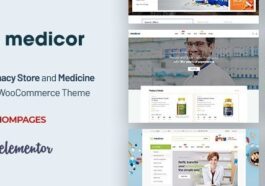 Medicor Medical Clinic & Pharmacy WooCommerce WordPress Theme Nulled Free Download