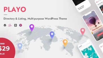 Playo Nulled Directory & Listing, Multi-purpose WordPress Theme Free Download