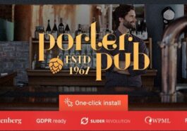 Porter Pub theme Nulled