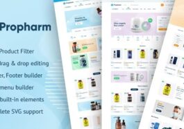 Propharm Pharmacy & Medical WordPress WooCommerce Theme Nulled