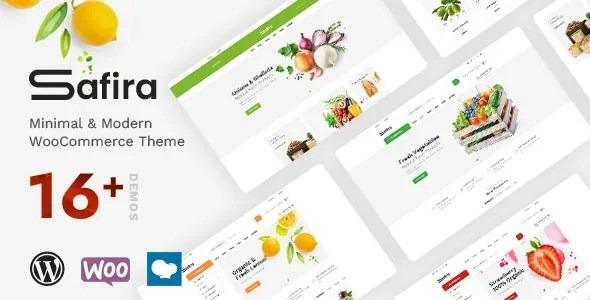 Safira Food & Organic WooCommerce WordPress Theme Nulled Free Download