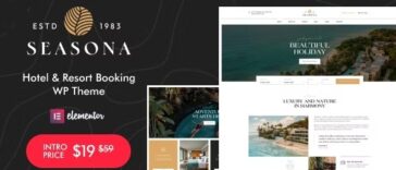 Seasona – Hotel Booking WordPress theme Nulled
