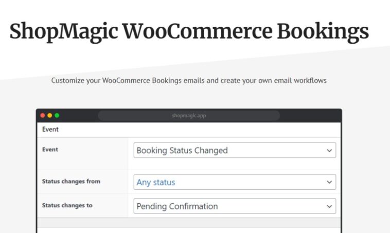 ShopMagic for WooCommerce Bookings Nulled Free Download