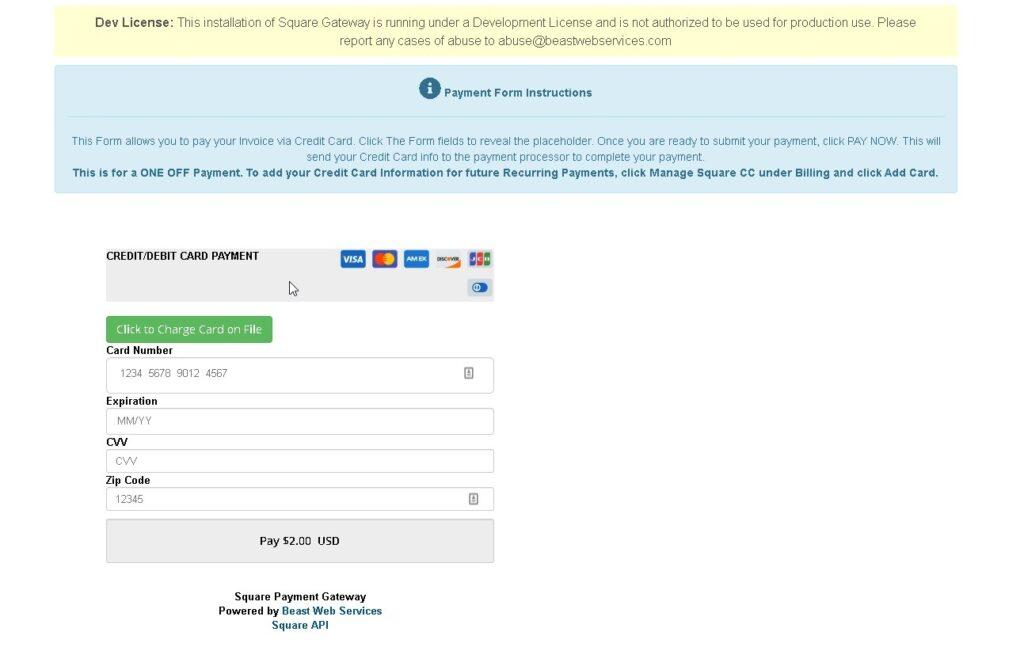 Square Gateway Module for WHMCS Nulled Free Download