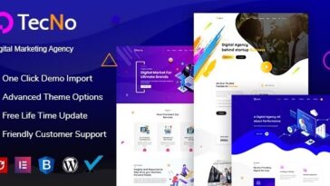 Tecno Nulled Creative Agency WordPress Theme Free Download
