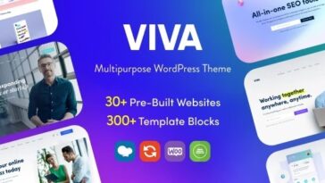 Viva Nulled Multi-Purpose WordPress Theme Free Download
