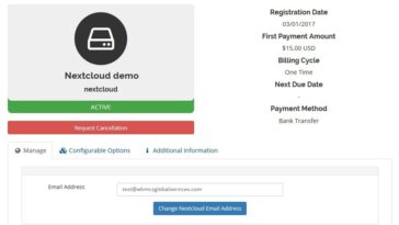 WGS Nextcloud WHMCS Module Nulled Free Download