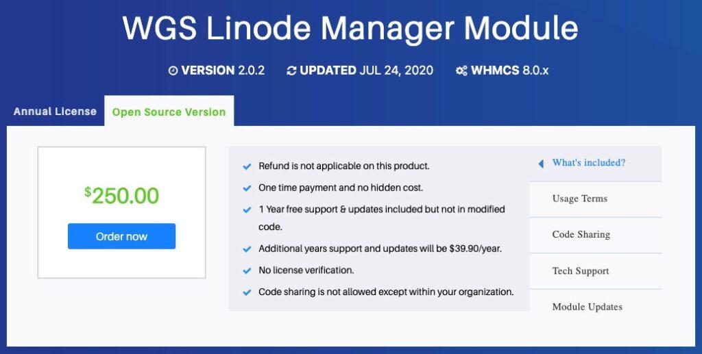 WHMCS Linode Reseller Module Nulled With Server Management Open Source Free Download