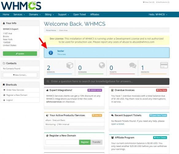 WS Client Notifications for WHMCS Nulled Free Download