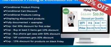 WooCommerce Dynamic Pricing and Discounts PRO Nulled by Asana Plugins Free Download