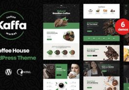 free downloa Kaffa - Cafe & Coffee Shop WordPress Theme nulled