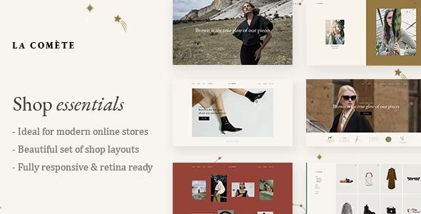 free downloa La Comète - Fashion and Clothing Store Theme nulled