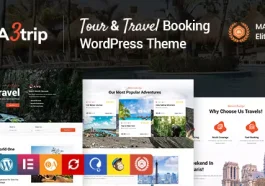 free download A3trip - Tours & Travels WordPress Theme nulled