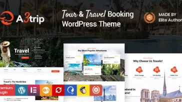 free download A3trip - Tours & Travels WordPress Theme nulled