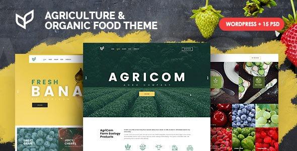 free download Agricom - Agriculture & Organic Food WordPress Theme nulled