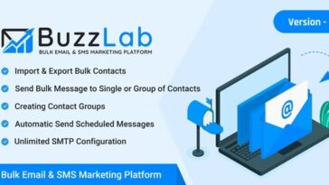 free download BuzzLab - Bulk Email And SMS Marketing Platform nulled
