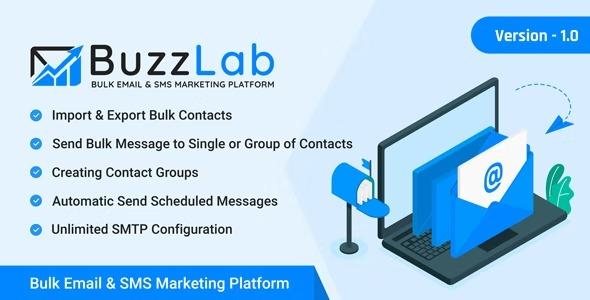 free download BuzzLab - Bulk Email And SMS Marketing Platform nulled