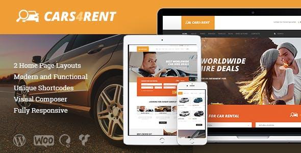free download Cars4Rent Car Rental & Taxi Service WordPress Theme nulled