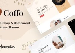 Coffo Nulled Coffee Shop & Restaurant WordPress Theme Free Download