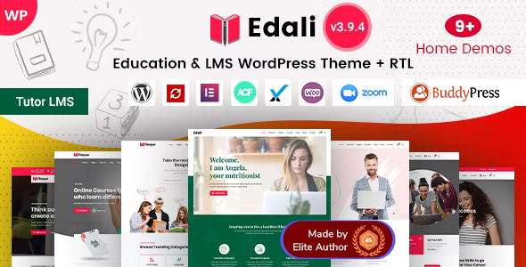 free download Edali - Education LMS & Online Courses WordPress Theme nulled