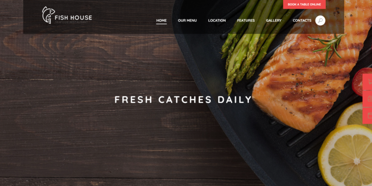 free download Fish House A Stylish Seafood Restaurant Cafe Bar WordPress Theme nulled