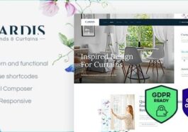 free download Gardis Blinds and Curtains Studio & Shop WordPress Theme nulled