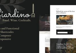 free download Giardino An Italian Restaurant & Cafe WordPress Theme nulled