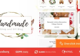 free download Handmade Shop - Handicraft Blog & Store Creative WordPress Theme nulled