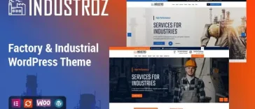 free download Industroz - Factory & Industrial WordPress Theme nulled