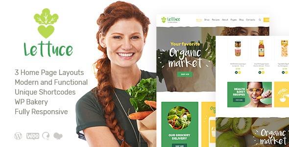 free download Lettuce Organic Food & Eco Online Store Products WordPress Theme nulled