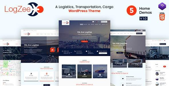 free download Logzee Logistics, Transportation, Cargo WordPress Theme nulled