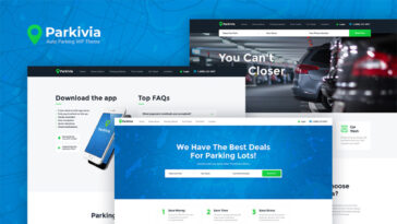 free download Parkivia Auto Parking & Car Maintenance WordPress Theme nulled