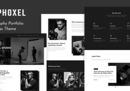 free download Phoxel - Photography Portfolio WordPress Theme nulled