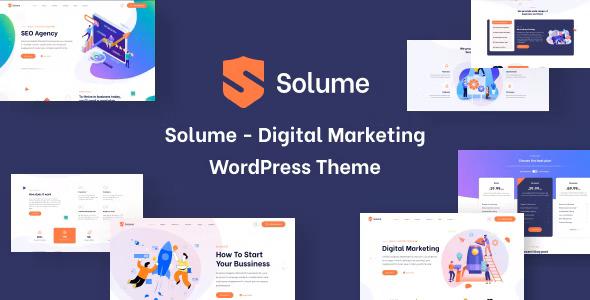 free download Solume - Digital Marketing WordPress Theme nulled