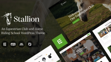 free download Stallion - An Equestrian Club and Horse Riding School WordPess Theme nulled