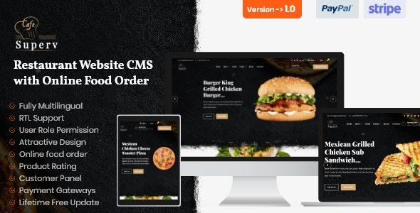 free download Superv - Restaurant Website Management with QR Code Menu nulled