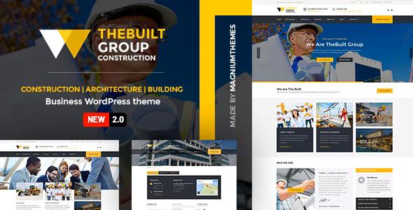 free download TheBuilt - Construction and Architecture WordPress theme nulled