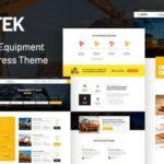 Antek Nulled Construction Equipment Rentals WordPress Theme Free Download