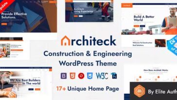 Architeck Construction WordPress Theme Nulled