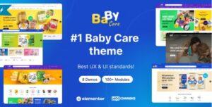 BabyCare Kids Store WooCommerce WordPress Theme Nulled