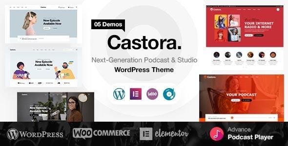 Castora Podcast WordPress Theme Nulled Free Download