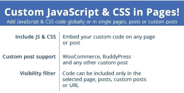 Custom JavaScript & CSS in Pages Nulled