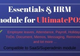 Essentials & HRM (Human resource management) Module for UltimatePOS Nulled Free Download