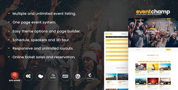 [EventChamp] Multiple Event & Conference Nulled Free Download