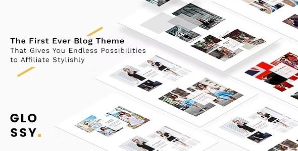Glossy Fashion Blog Theme Nulled