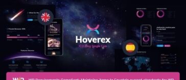 Hoverex Cryptocurrency, NFT & ICO WordPress Theme + Spanish Nulled