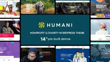 Humani Nulled Nonprofit & Charity WordPress Theme Free Download