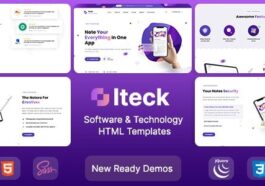 Iteck Nulled Software & Technology WordPress Theme Free Download