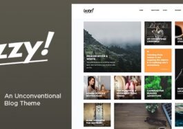 Izzy An Unconventional Blog Theme Nulled