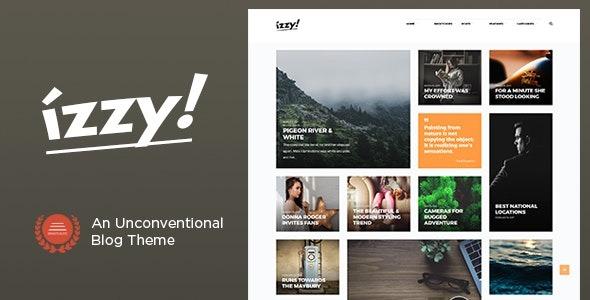 Izzy An Unconventional Blog Theme Nulled